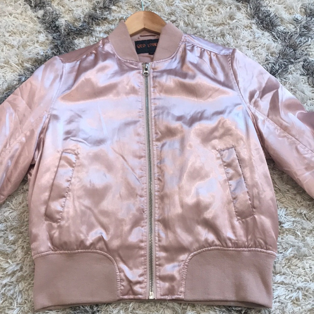 Adorable LF pink bomber jacket!
